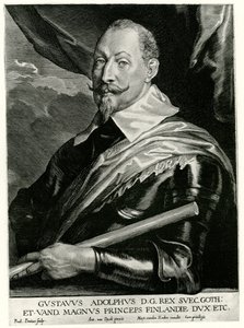 Gustav II Adolf, İsveç Kralı by German School