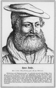 Hans Sachs (gravür) by German School
