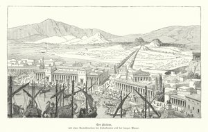 Pire Limanı, Antik Yunanistan (gravür) by German School