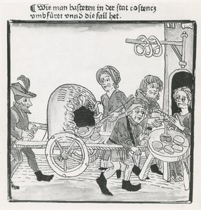 Hawker of Pancakes and Pretzels, 1417