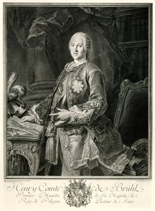 Heinrich Graf Bruehl by German School