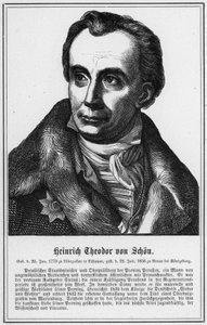 Heinrich Theodor von Schon (gravür) by German School