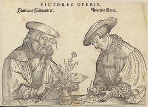 Heinricus Fullmaurer ve Albrecht Meyer by German School