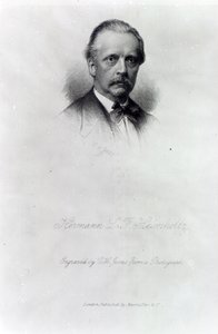 Hermann von Helmholtz, C.H Jeans tarafından oyulmuş by German School