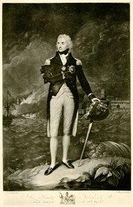 Horatio Lord Nelson, 1884-90 (fototip) by German School