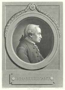 Immanuel Kant, Alman filozof (gravür) by German School
