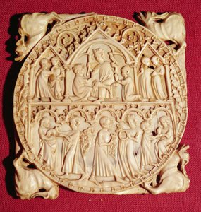 Fildişi Ayna Kılıf, c.1360-70 by German School