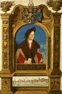 Fugger ailesinin gizli onur kitabından Jakob Fugger by German School