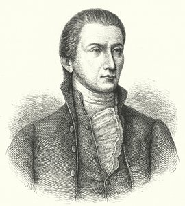 James Monroe, Amerikalı devlet adamı (gravür) by German School