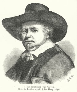 Jan van Goyen, Hollanda Altın Çağı ressamı (gravür) by German School