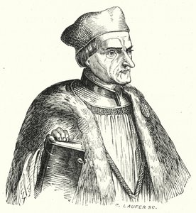 Johann Geiler von Kaisersberg, İsviçreli rahip ve ilahiyatçı (gravür) by German School