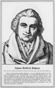 Johann Gottfried Eichhorn (gravür) by German School