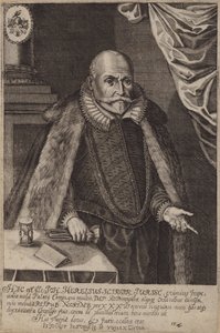 Johann Herel, Alman hukukçu (gravür) by German School