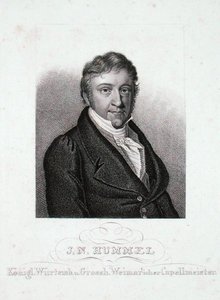 Johann Nepomuk Hummel (1778-1837) (gravür) by German School