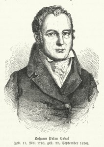Johann Peter Hebel, Alman şair by German School
