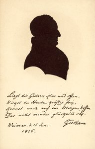 Johann Wolfgang von Goethe (litografi) by German School