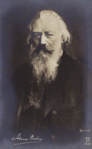Johannes Brahms, Alman besteci ve piyanist (1833-1897) by German School