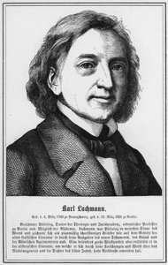 Karl Lachmann (gravür) by German School