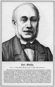 Karl Matthy (gravür) by German School