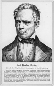 Karl Theodor Welcker (gravür) by German School