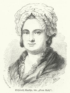 Katharina Elisabeth Goethe, Alman yazar Johann Wolfgang Goethe