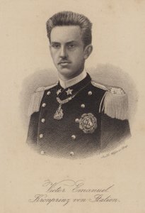 Veliaht Prens olduğunda İtalya Kralı Victor Emmanuel III by German School