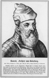 Konrad, Boineburg Baronu (gravür) by German School