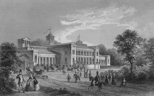 Kroll Opera Binası, Berlin (çelik oyma) by German School