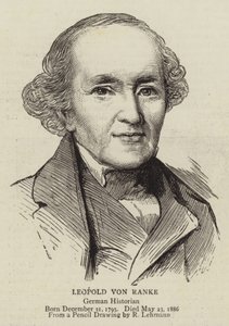 Leopold von Ranke (gravür) by German School