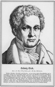 Ludwig Tieck (gravür) by German School