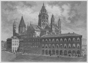 Mainz (gravür) by German School