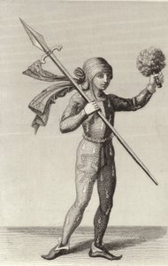 Bir mızrak taşıyan Nürnberg