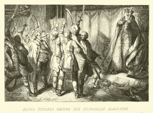 Macar kodamanlarından önce Maria Theresa by German School
