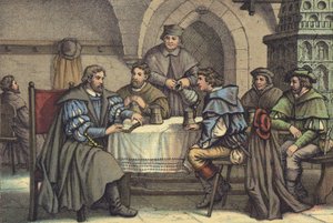 Martin Luther, Gasthof der Baren, Jena