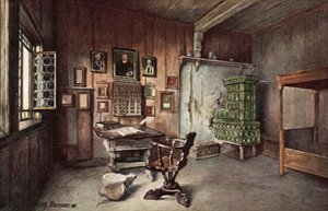 Martin Luthers, Wartburg, Eisenach, Almanya
