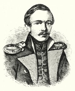 Mikhail Lermontov, Rus şair, yazar ve ressam by German School