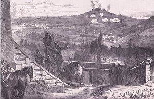 Kuşatma sırasında Valerien Dağı, Cassell ve Company Limited tarafından yayınlanan Fransa ve Almanya arasındaki Savaşın Cassells Tarihi, c.1890 (lito) by German School