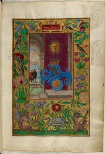 Ms Harley 3469, f.2 İki Altın Güneş, Salomon Trismosin