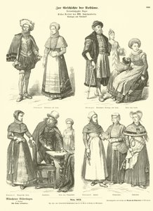 Norveç ve Danimarka kostümleri, 17. yüzyılın başlarında by German School