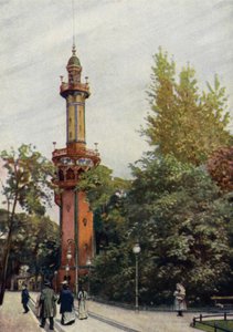 Gözlem kulesi, Berlin Hayvanat Bahçesi, Almanya (renkli taş) by German School