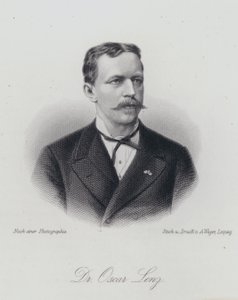 Oskar Lenz, Alman-Avusturyalı jeolog ve mineralog (gravür) by German School