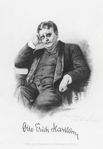 Otto Erich Hartleben (gravür) by German School