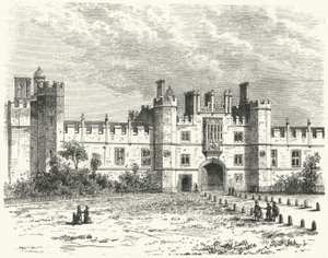 Whitehall Sarayı, Londra (gravür) by German School