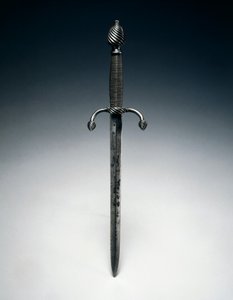 Parrying hançer, c.1600 (tel kulplu çelik) by German School