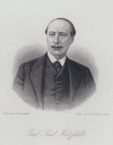 Paul von Hatzfeldt, Alman diplomat ve politikacı (gravür) by German School