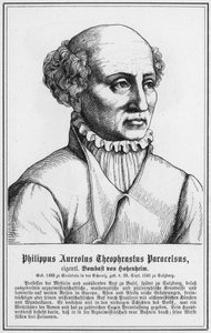 Philip Aureolus Theophrastus Paracelsus (gravür) by German School