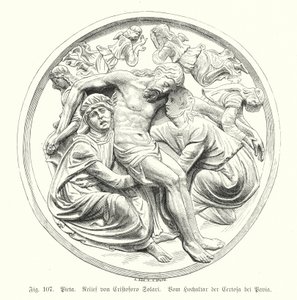 Pieta, Cristoforo Solari tarafından Certosa di Pavia