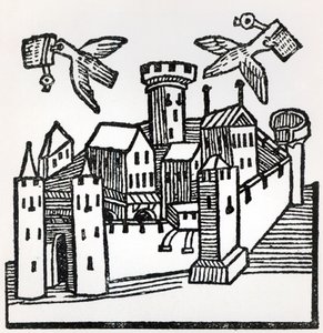 Güvercin Karakolu, 1488 by German School