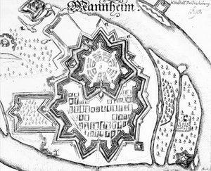 Mannheim Planı, Almanya 1690 by German School