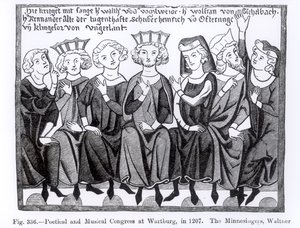 Poetical and Musical Congress, Wartburg, 1207, Orta Çağ ve Rönesans